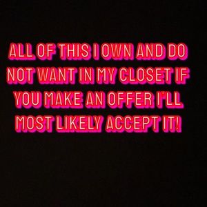 Just a heads up all of it is clean no holes/ stains or problems